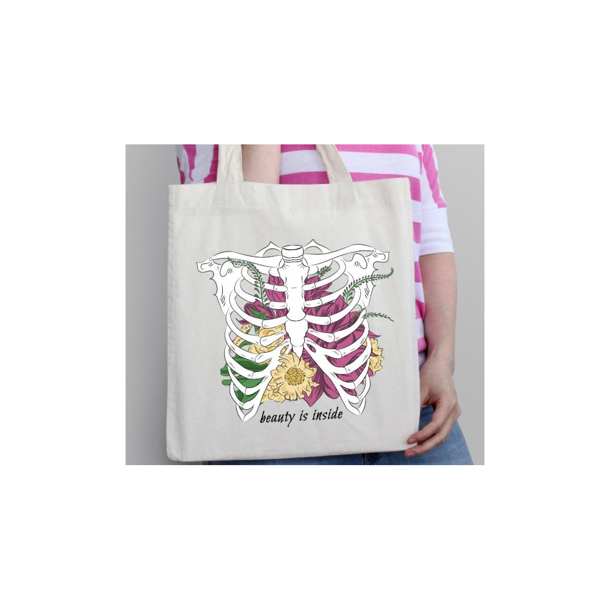 Torba bawełniana ecri nie mam w co sie ubrać