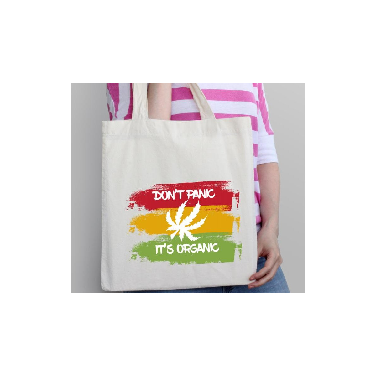 Torba bawełniana ecri angry tiger