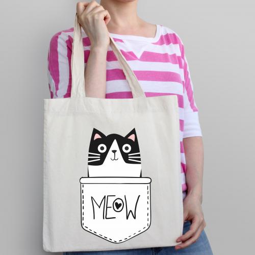 Torba bawełniana ecri oczy tygrysa