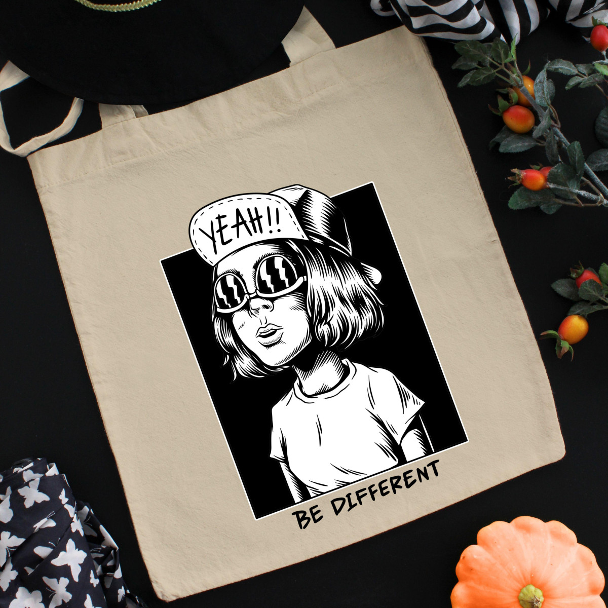 Torba bawełniana ecri cute but crazy