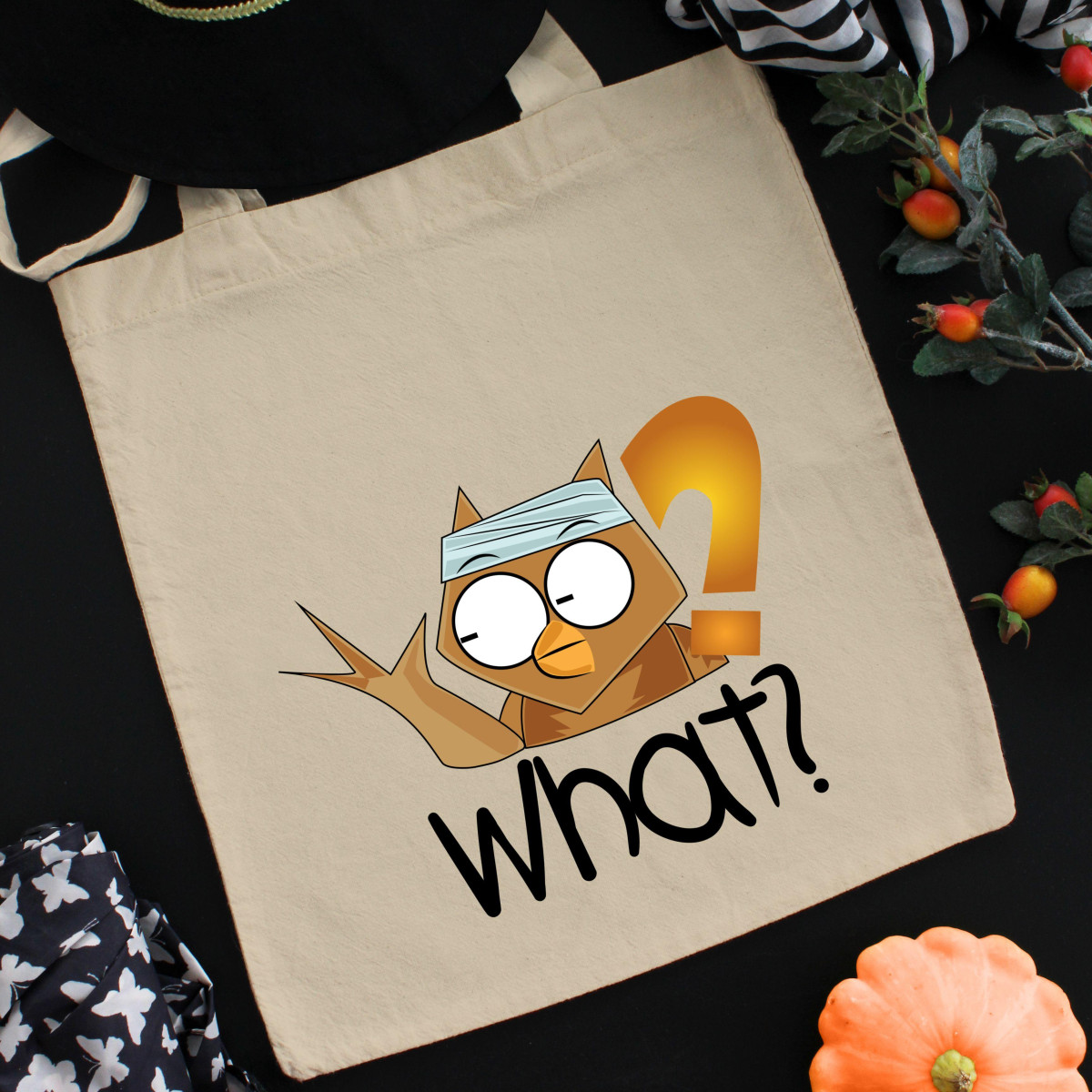 Torba bawełniana ecri cute but crazy