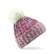 czapka pompon gruba black twist