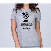 T-shirt lady Bożena kobieta idealna
