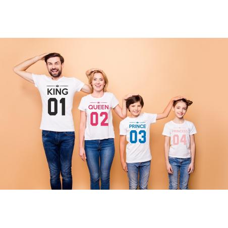 T-shirty dla rodziców i dzieci 4 szt