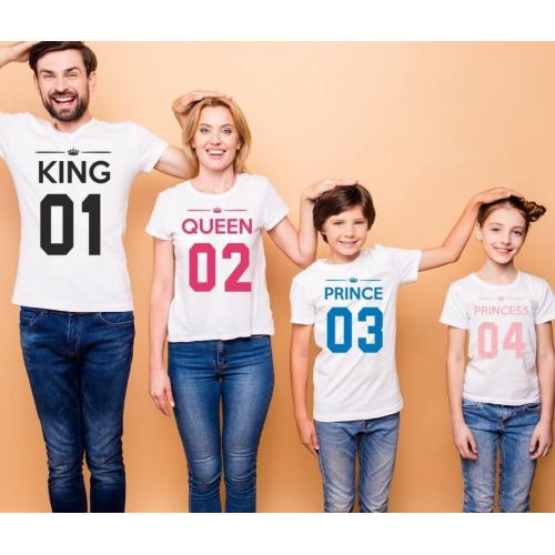 T-shirty dla rodziców i dzieci 4 szt