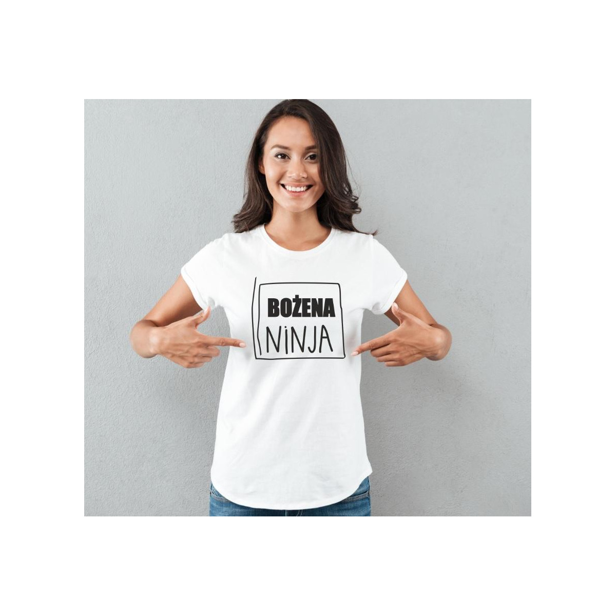 T-shirt lady Bożena kobieta idealna