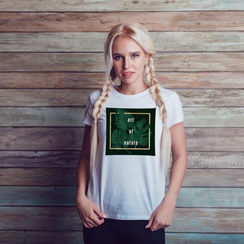 T-shirt lady slim DTG pretty