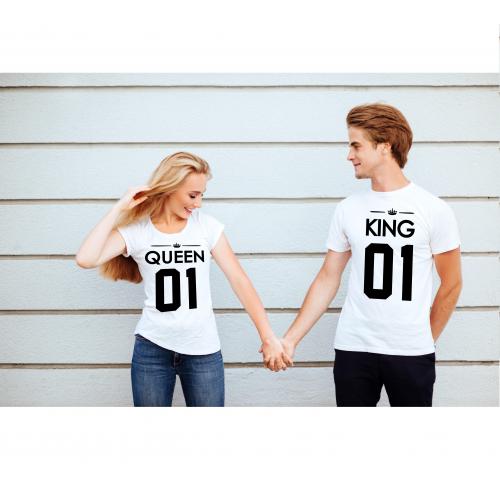 Koszulki dla par Queen & King