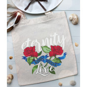 Torba bawełniana ecri IT'S GIRL THINGS