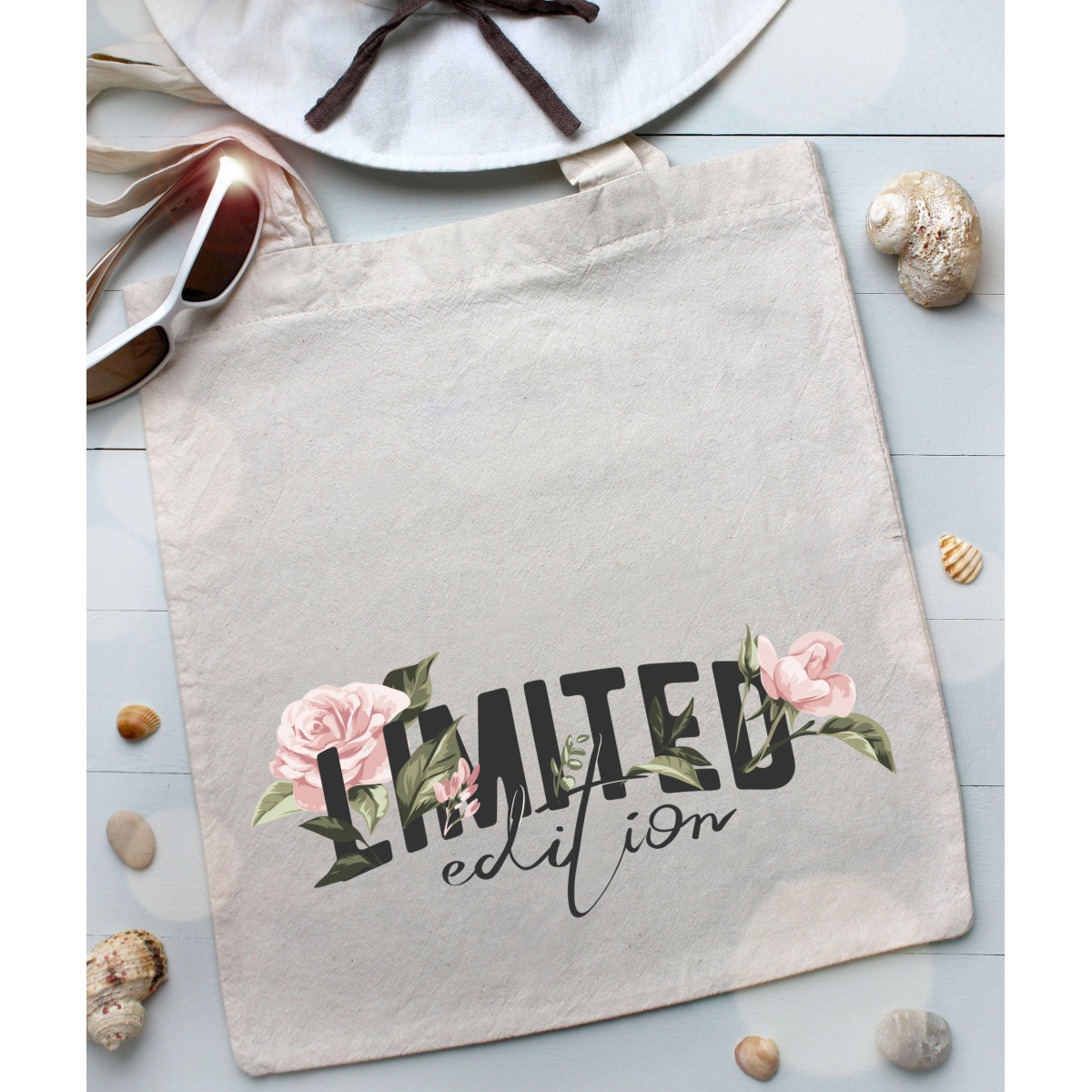 Torba bawełniana ecri king queen love