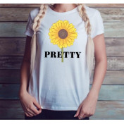 T-shirt lady slim DTG pretty