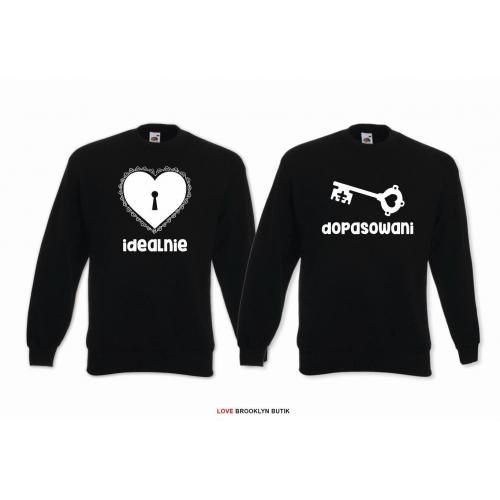 DLA PAR 2 SZT IDEALNIE DOPASOWANI napis z przodu