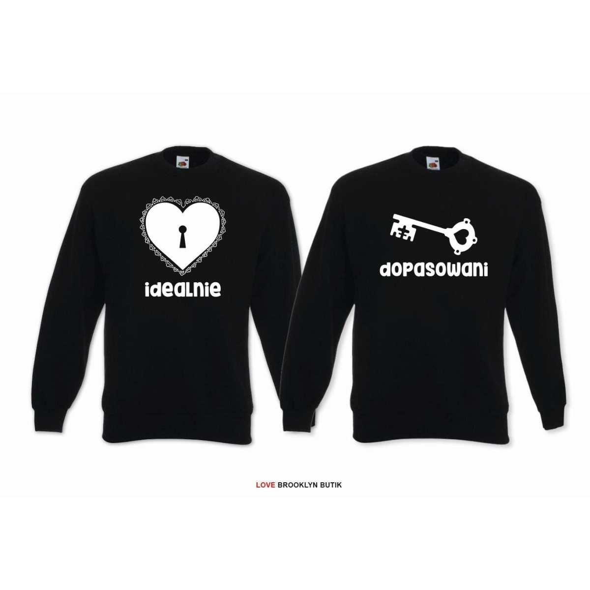 DLA PAR 2 SZT IDEALNIE DOPASOWANI napis z przodu