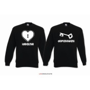 DLA PAR 2 SZT IDEALNIE DOPASOWANI napis z przodu