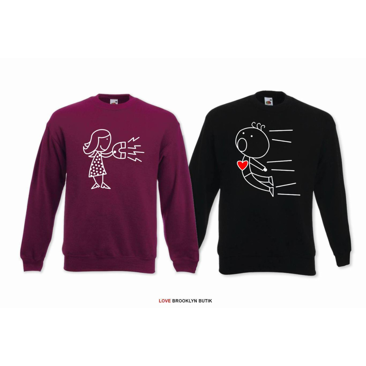 DLA PAR 2 SZT ATTRACTION BOY napis z przodu