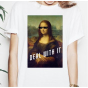 T-shirt lady slim DTG Weź nie pytaj Weź się przytul