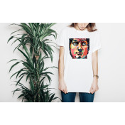 T-shirt lady slim DTG cactus