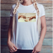 T-shirt lady slim DTG Weź nie pytaj Weź się przytul