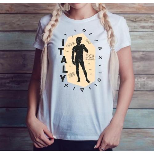 T-shirt lady slim DTG cactus