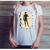 T-shirt lady slim DTG cactus