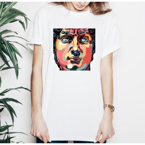 T-shirt lady slim DTG cactus