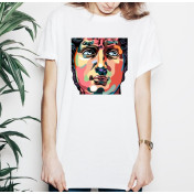 T-shirt lady slim DTG cactus