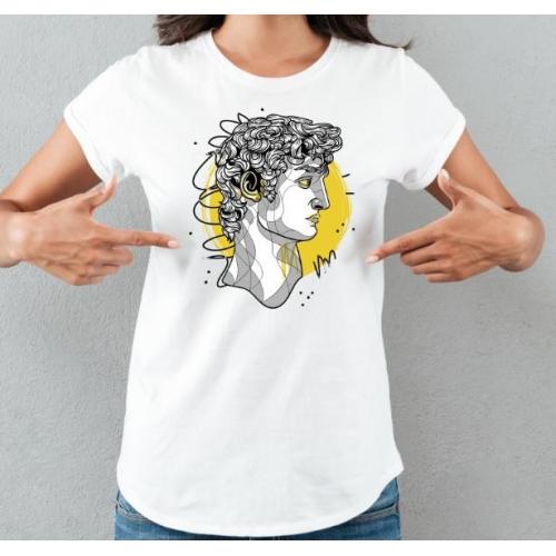 T-shirt lady slim DTG cactus