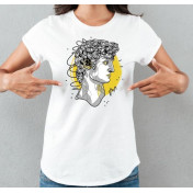 T-shirt lady slim DTG cactus