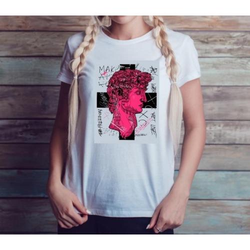 T-shirt lady slim DTG Weź nie pytaj Weź się przytul