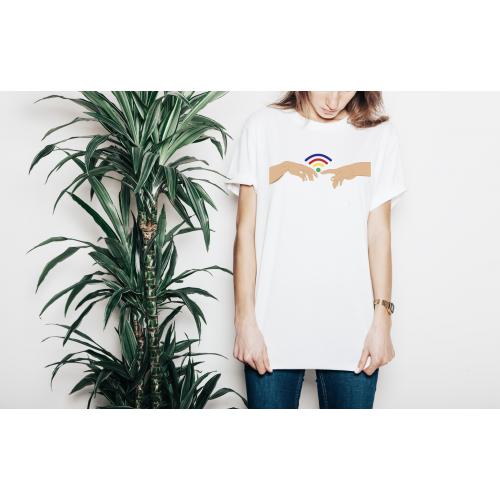 T-shirt lady slim DTG cactus