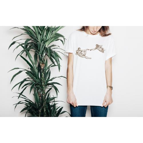 T-shirt lady slim DTG cactus