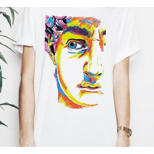 T-shirt lady slim DTG cactus