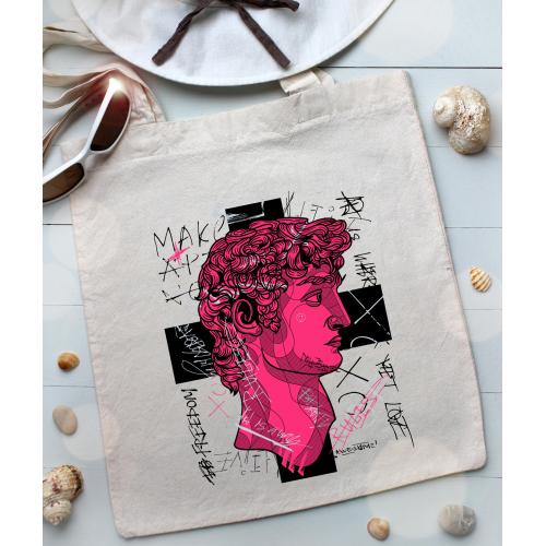 Torba bawełniana cat moon