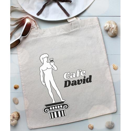 Torba bawełniana David michelangelo face