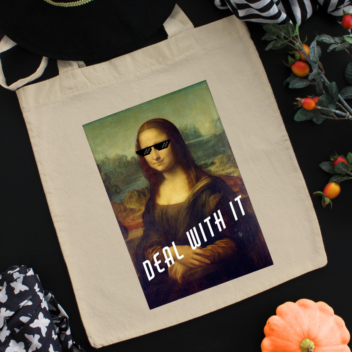 Torba bawełniana David michelangelo face