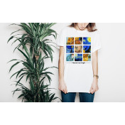 T-shirt lady slim DTG cactus