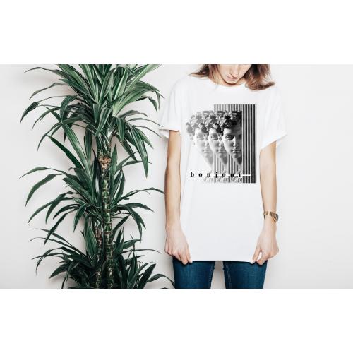 T-shirt lady slim DTG cactus
