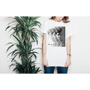 T-shirt lady slim DTG cactus