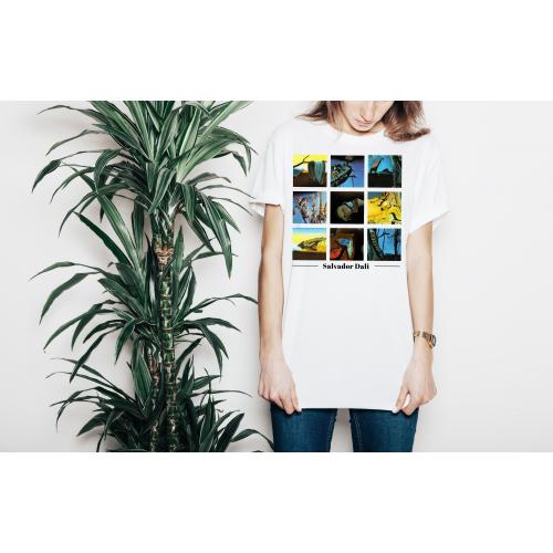 T-shirt lady slim DTG cactus
