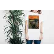 T-shirt lady slim DTG cactus