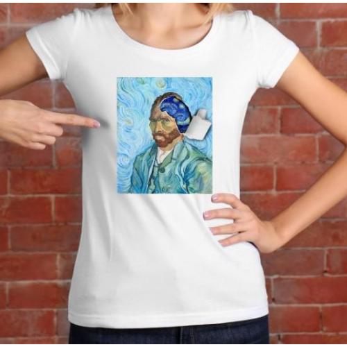 T-shirt lady slim DTG cactus