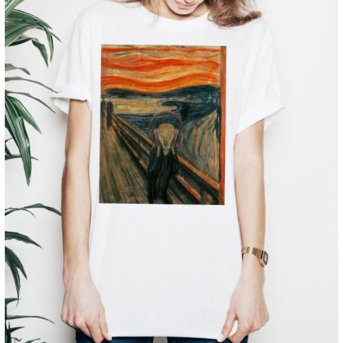 T-shirt lady slim DTG cactus