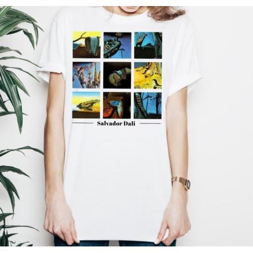 T-shirt lady slim DTG cactus