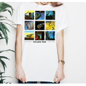 T-shirt lady slim DTG cactus