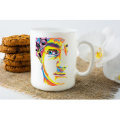 Kubek z nadrukiem najlepsza dziewczyna flowers