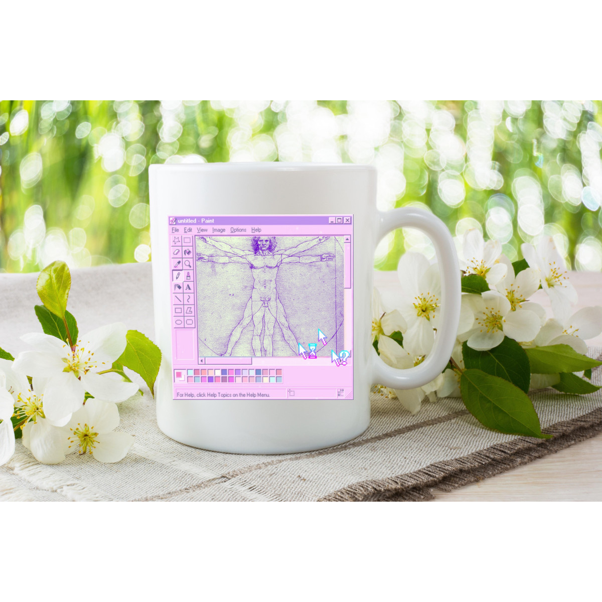 Kubek z nadrukiem najlepsza dziewczyna flowers