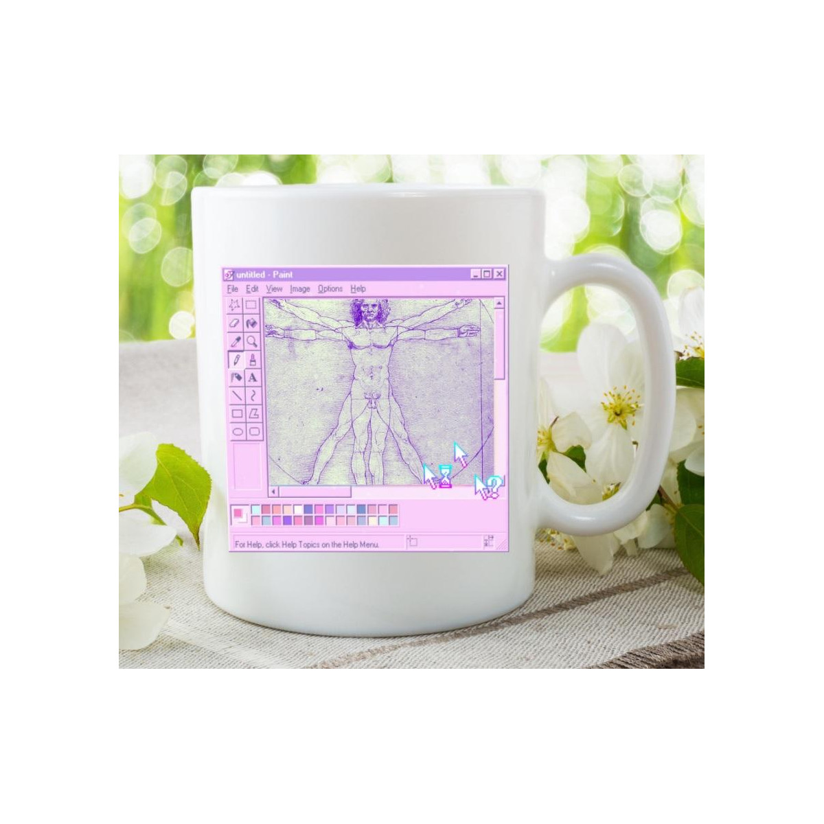 Kubek z nadrukiem najlepsza dziewczyna flowers