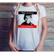 T-shirt lady slim DTG  van gogh