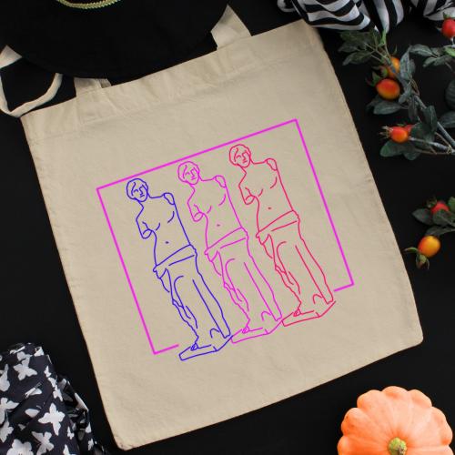 Torba bawełniana ecri owl