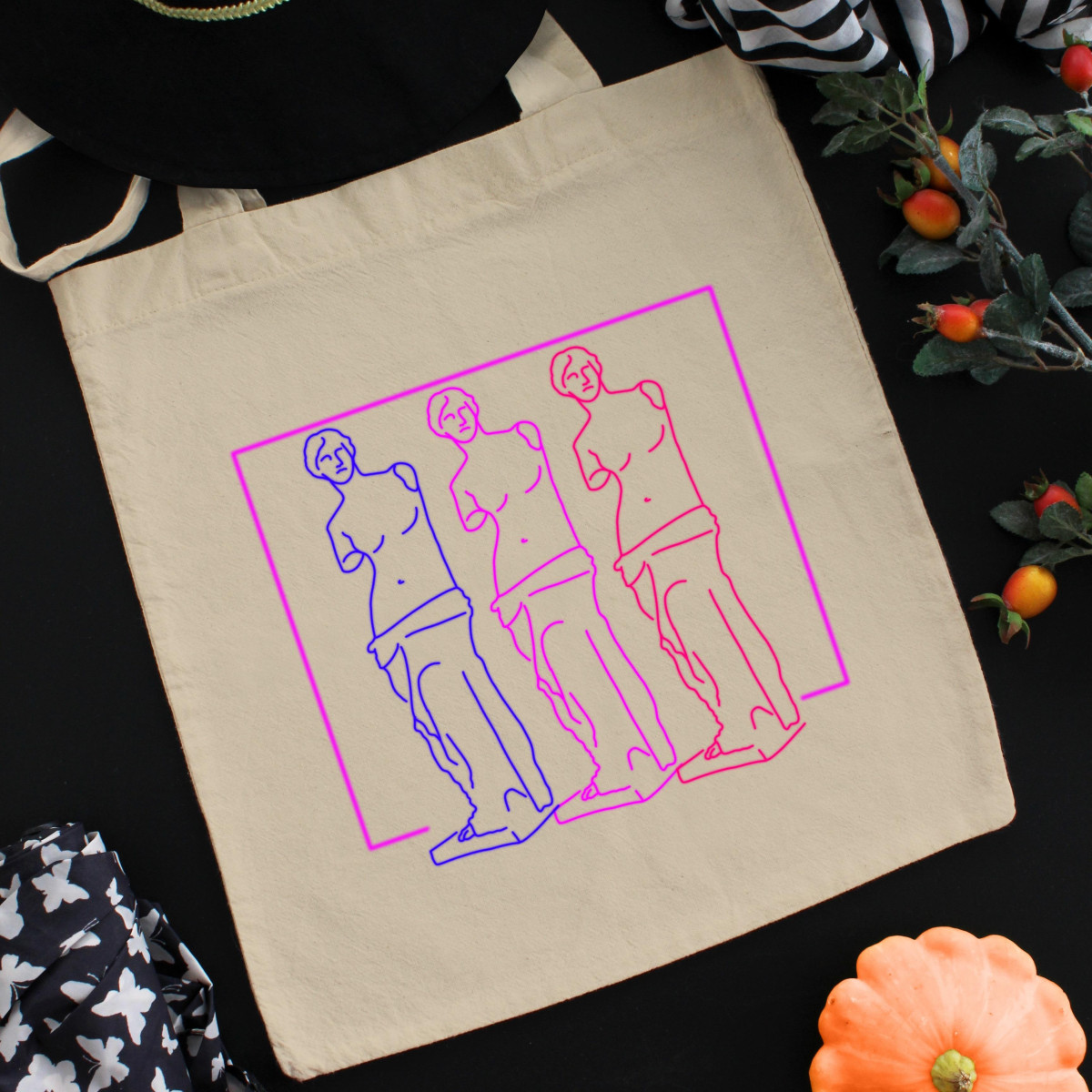 Torba bawełniana ecri owl